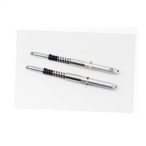 Вилка передняя (перья) лев., прав., к-кт 2шт, L-525мм, d-25мм (пружина снаружи), DELTA, YQ-318001