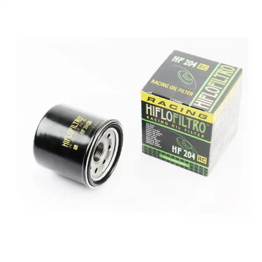 Фильтр масляный HF204RC (65x74мм) Honda CB500/CB600/CBR600, Kawasaki EX500/ZX600, Triumph 600/675/800/900, Yamaha YFM350