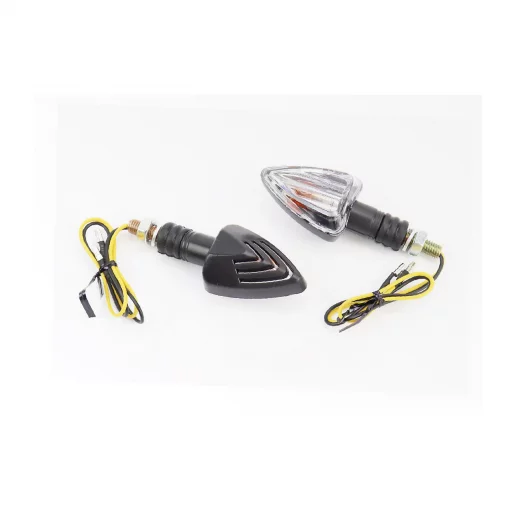 Поворотник "СТРЕЛА", чёрный, прозрачное стекло, к-кт 2шт 5516, ФАРИ, ПОВОРОТИ, YQ-301253