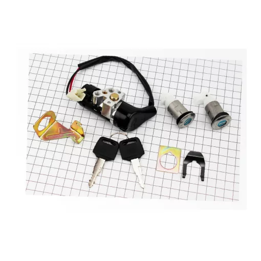 Замки к-кт Honda DIO AF27/34 (2 дроти) тип 2, YQ-347800