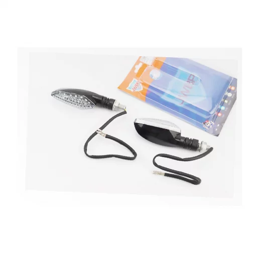 Поворотник диодный "СТРЕЛА", чёрный, к-кт 2шт, ФАРИ, ПОВОРОТИ, YQ-354783