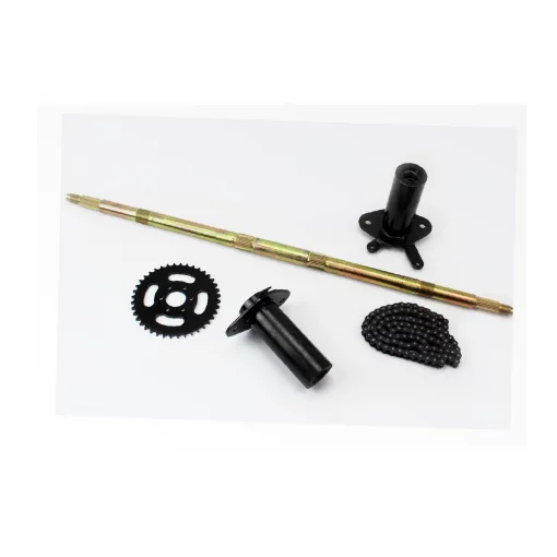 Ось задняя на ATV027-21, крепление, звезда, цепь-к-кт 5деталей, ЗЧ-ATV, YQ-335217