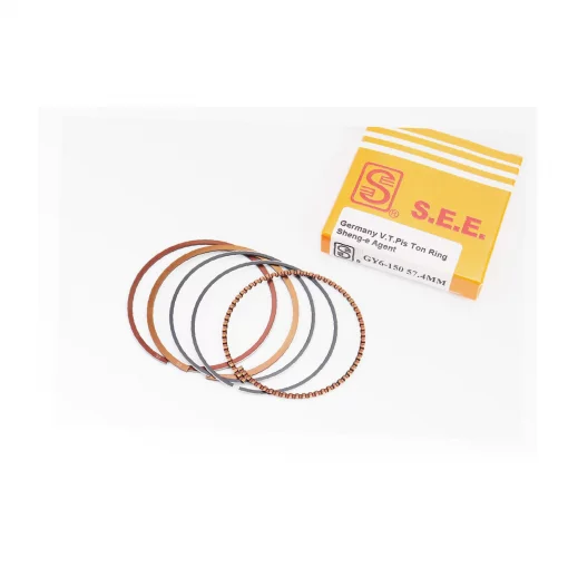 Кольца поршневые 150cc 57,4мм STD, жёлтая коробка, 125-150сс 4Т, YQ-310309