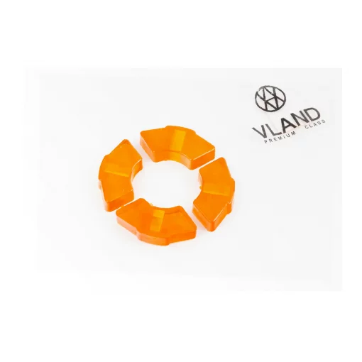 Демпферная резинка заднего колеса (к-кт 4шт) "силикон, оранжевый", DELTA, YQ-357542