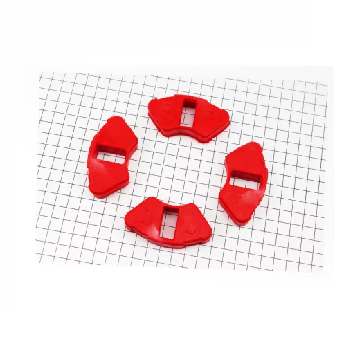 Демпферна резина заднього литого колеса (к-кт 4шт), червоні, DELTA, YQ-338580