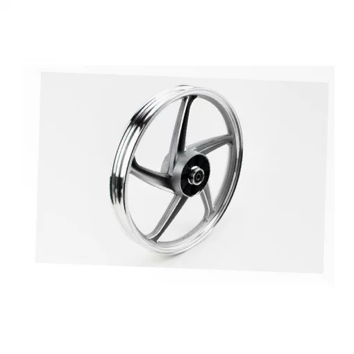 Диск задний литой 17x1,6 ALPHA/ACTIVE "лучи", серый тип 2 (ось 12мм), ACTIVE, YQ-320316