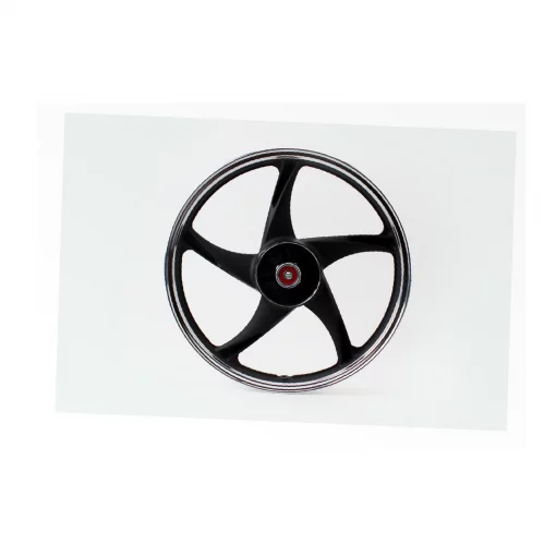 Диск задний литой 17x1,6 ALPHA/ACTIVE "лучи", чёрный тип 3 (ось 12мм), ACTIVE, YQ-320288