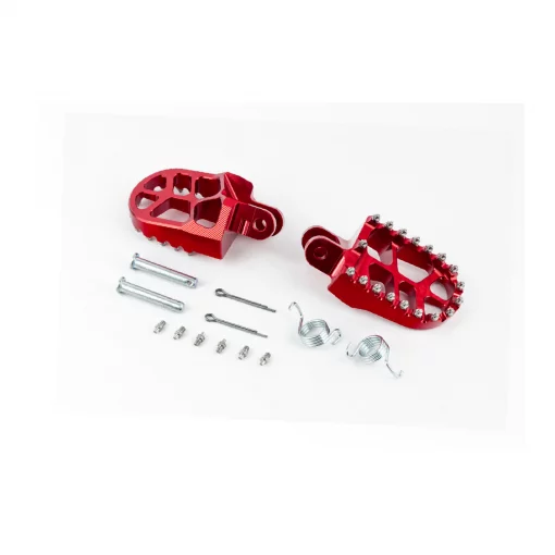 Подножки передние к-кт 2шт, красные, ЗЧ-МОТО, YQ-327258