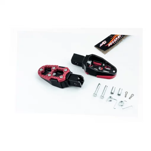 Підніжки передні к-кт 2шт, чорний-червоний, ПІТБАЙК, YQ-327223