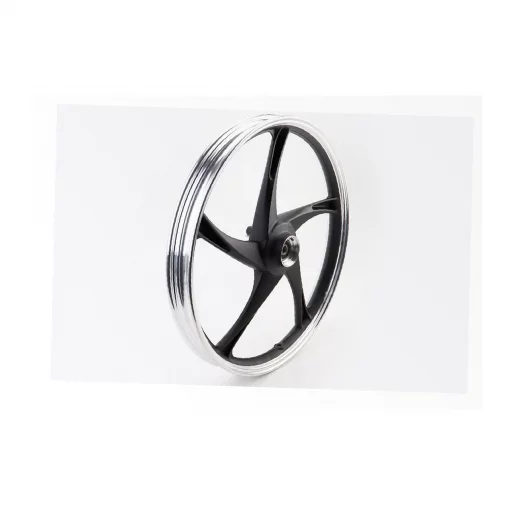 Диск передний литой 17x1,4 ACTIVE "лучи", чёрный "под дисковый тормоз" (ось 12мм), ACTIVE, YQ-320186