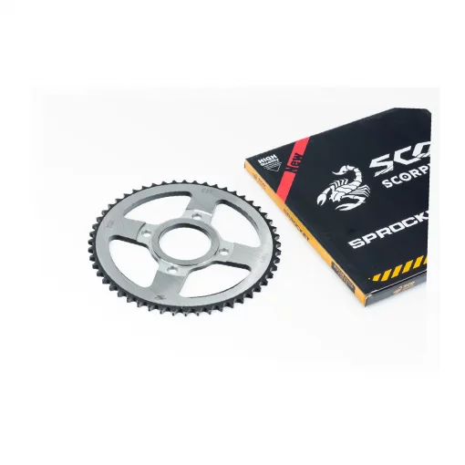 Звезда задняя GLPRO-428-52T-d-58; 4отв.*90мм "калёная" (V200R), ЗЧ-МОТО, YQ-505405