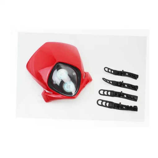 Пластик-обтекатель+фара, красный, тип 6, ПІТБАЙК, YQ-327164