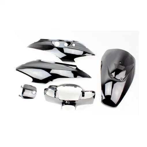 Suzuki LET'S-III Пластик-к-кт крашеные 5 деталей, чёрный, пластик-J, YQ-329276