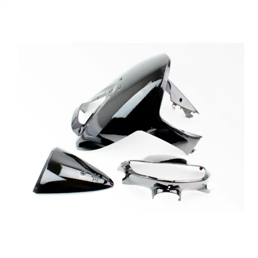 Honda DIO AF-62 Пластик-к-кт крашеные 7 деталей, чёрный, пластик-J, YQ-329310