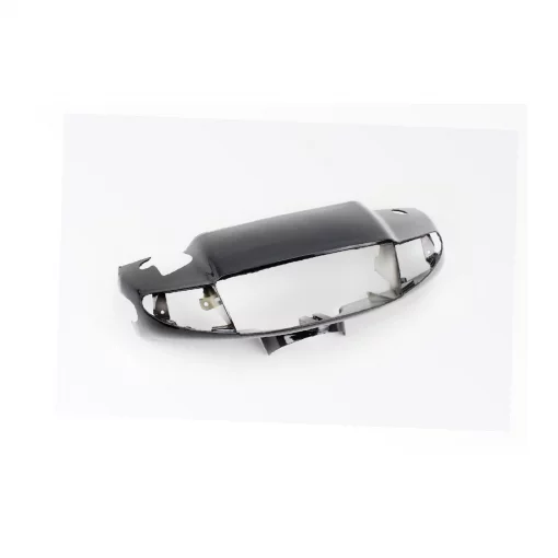 Suzuki LET'S-II Пластик-керма переднє "голова" (під диск. гальмо), ЧОРНЕ, пластик-J, YQ-329159