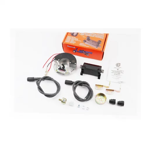 БСЗ/мікропроцесорна система запалювання 1135.3734 з новою котушкою 1135.3705М 6-12V, з силіконовими бронепроводами і надсвічниками
