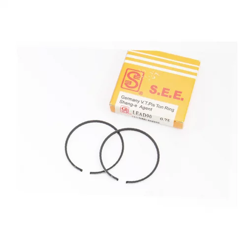 Кольца поршневые Honda LEAD90 48мм+0,75 (замки верхние), жёлтая коробка, YQ-336764