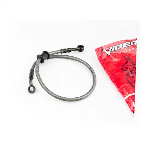 Viper-V200R Шланг гальмівний задній 580мм (під болт-штуцер 10/10мм) армований, Viper-Zongshen, YQ-505383