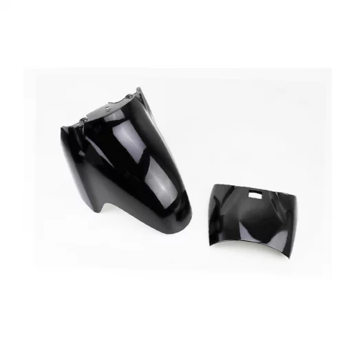 Honda LEAD AF-48 Пластик-крыло переднее (2части к-кт), чёрный тип 1, пластик-J, YQ-329103