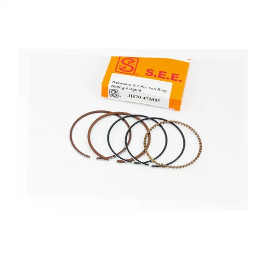 Кольца поршневые 70cc 47мм STD, жёлтая коробка, DELTA, YQ-318661