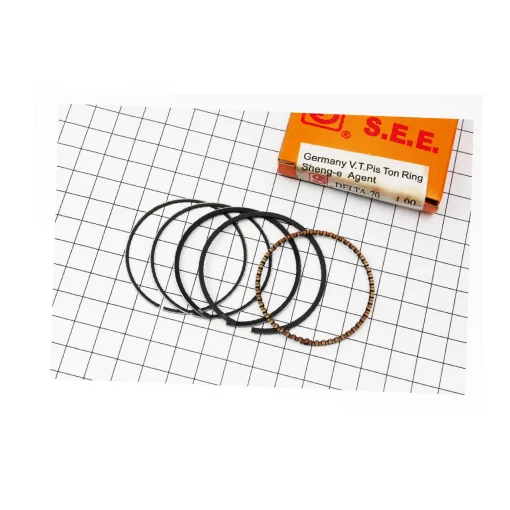 Кольца поршневые 70cc 47мм+1,00, жёлтая коробка, DELTA, YQ-338528