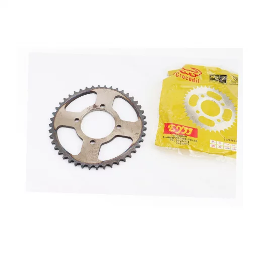 Зірка задня RS125-428-44T-d-64; 4отв.*80мм "гартована" Loncin JL200-10/Yamaha YBR125, ЗЧ-МОТО, YQ-507321