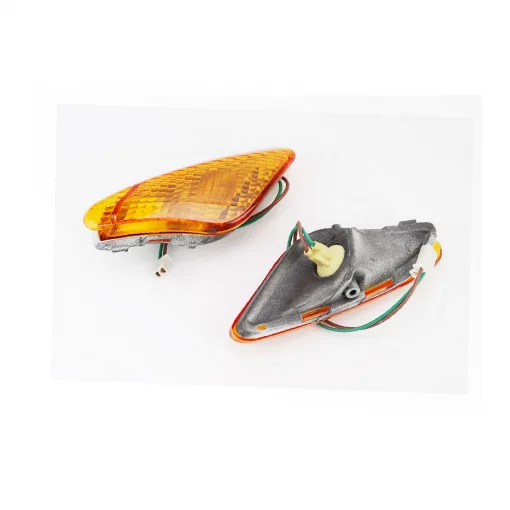 Yamaha JOG ARTISTIC повороты передние в сборе к-кт 2шт, жёлтые, пластик-J, YQ-329275