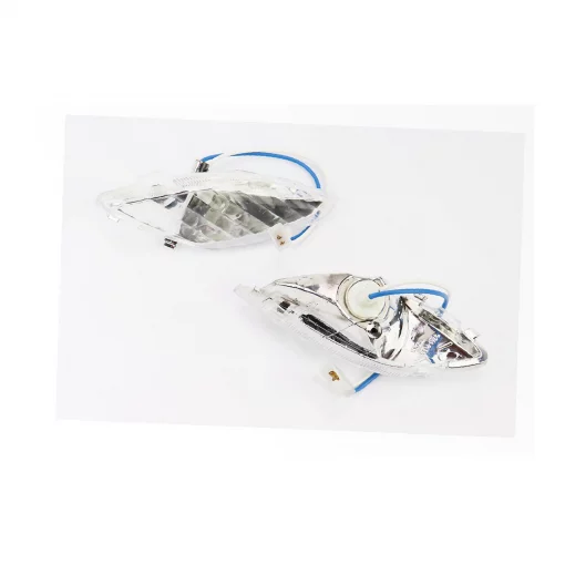 Yamaha JOG SA-16 повороты передние в сборе к-кт 2шт, прозрачные, пластик-J, YQ-329321