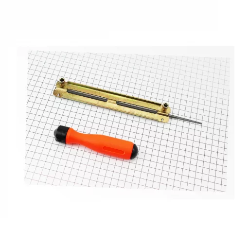 Напильник с рукояткой (пластик) + планка, к-кт 4,8мм, Б/П-РІЗНЕ, YQ-201030