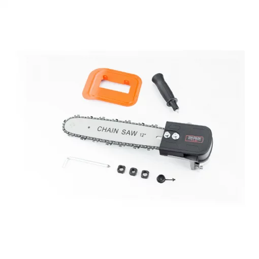 Насадка цепная пила для болгарки УШМ 180/230мм (шина + цепь + автоматическая смазка цепи), Б/П-РІЗНЕ, YQ-214201