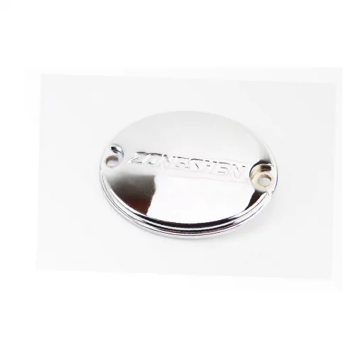 Крышка (овальная, метал) правой крышки двигателя, хром, DELTA, YQ-318542