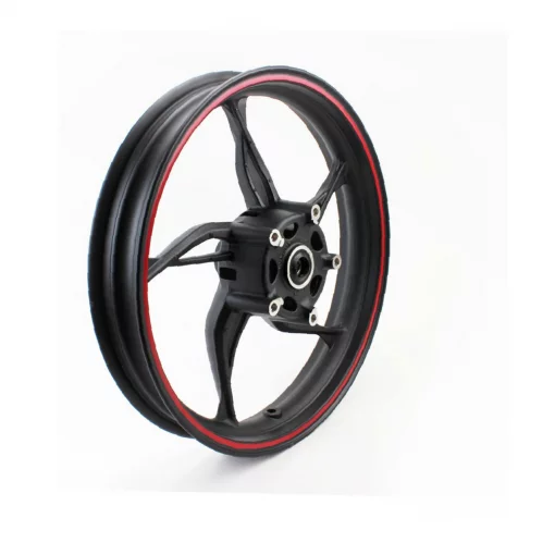 Loncin LX250-15 Диск передній литий 2,5-17", чорний з червоною смугою (вісь 15мм), LONCIN, YQ-507228