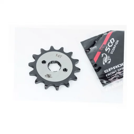 Зірка передня CG/CB-520H-14T (шліц 4мм) "гартована" Loncin LX200GY-3, ЗЧ-МОТО, YQ-507749