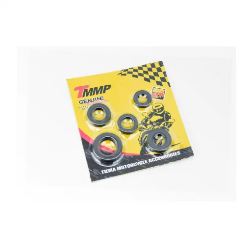 Сальники к-кт 5шт (12x22x5; 14x28x7; 16x24x7; 16x28x7; 20x34x7) двигателя, CB-200cc, CB125-300, YQ-361173