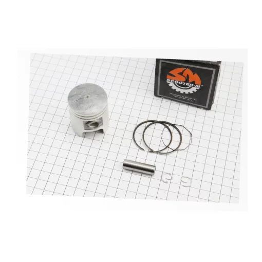 Поршень к-кт 50cc 41мм STD (палец 10мм, H-44мм, h-17мм), 2Т-ЛАНЦЮГ, YQ-311036