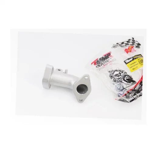 Патрубок карбюратора (алюминий с ушком), d-22мм, h-92/95мм, DELTA, YQ-338465