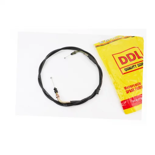 Трос газа 4Т-150cc (крепление верхнее с резьбой) (трос 212см; кожух 200см), ТРОС КИТАЙ, YQ-305046