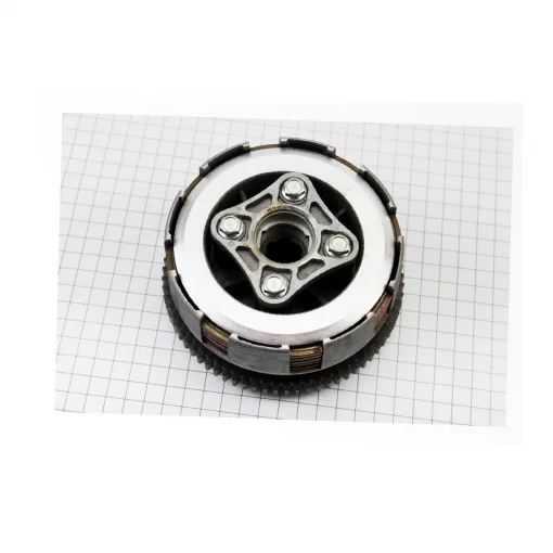 Зчеплення, маховик в зборі (4 болти, маховик 73 зуб.), CG125-250, YQ-326376