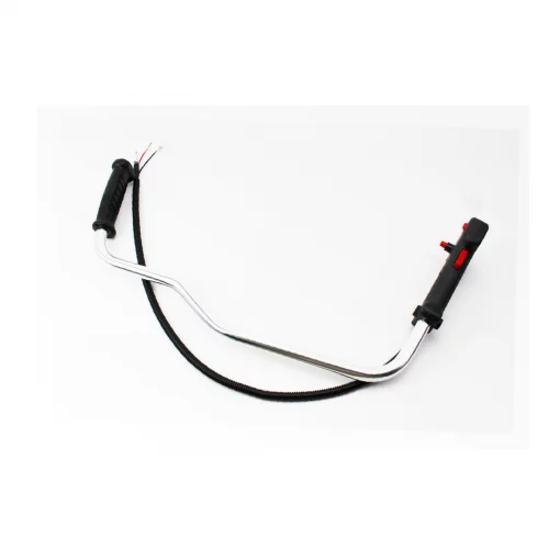 Ручка газа + трос (курок "широкий", с трубой, цельная), ТРИМЕР, YQ-202432