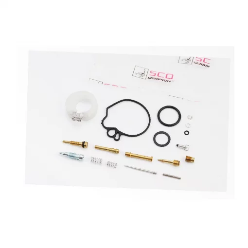 Ремонтный комплект карбюратора Honda TACT AF16, 16 деталей+поплавок, YQ-352707