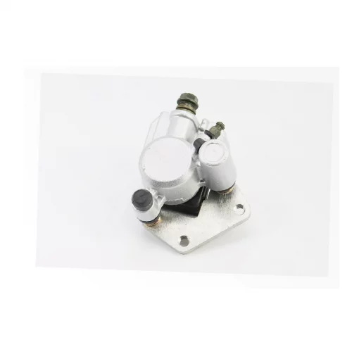 Тормозной суппорт передней системы (однопоршневой) с колодками "квадрат", серый, STORM, YQ-314089