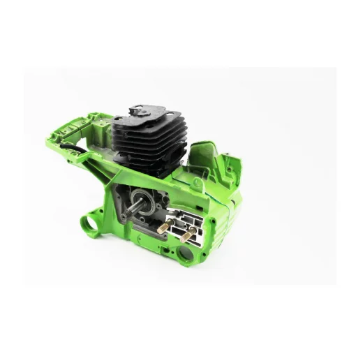 Блок двигателя в сборе 45cc 43мм, зелёный картер, чёрный цилиндр, Б/П-GoodLuck, YQ-205492