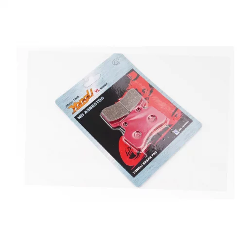 Тормозные колодки (дисковые) "полумесяц" Viper-RACE/FKEEWAY-Focus 50/KYMCO Heroism-125/Matrix-125/CPI-Argon 50, к-кт 2шт, красные,