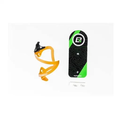 Флягодержатель алюминиевый, крепл. на раму, золотистый 2017-11, ВЕЛОАКСЕСУАРИ, YQ-414047