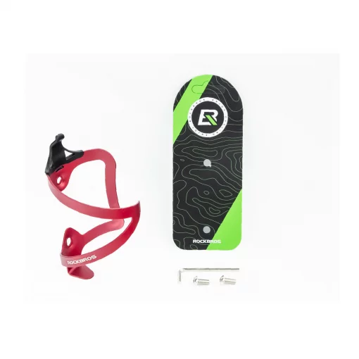 Флягодержатель алюминиевый, крепл. на раму, красный 2017-11, ВЕЛОАКСЕСУАРИ, YQ-414048