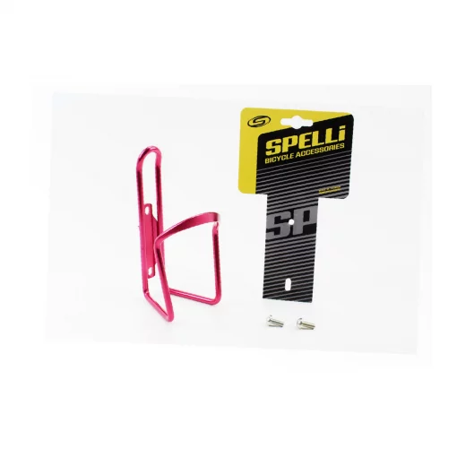 Флягодержатель алюминиевый, крепл. на раму, красный SBC-101, ВЕЛОАКСЕСУАРИ, YQ-409747