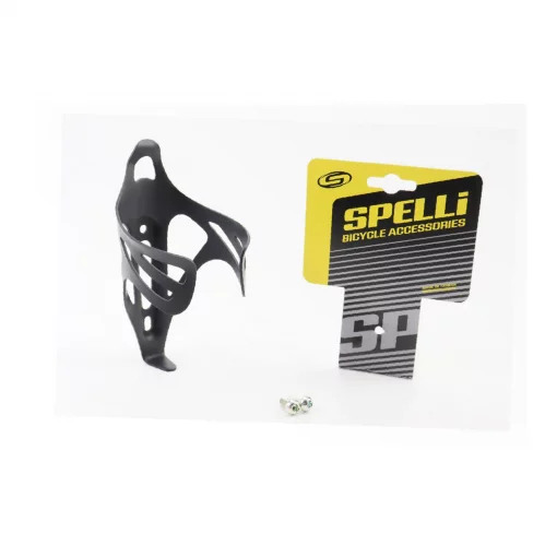 Флягодержатель алюминиевый, крепл. на раму, чёрный SBC-192A, ВЕЛОАКСЕСУАРИ, YQ-403699