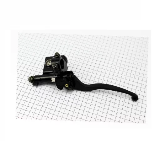 Цилиндр тормозной главный передний (под датчик квадрат) тип 2 (рычаг, чёрный), RACE, YQ-314117