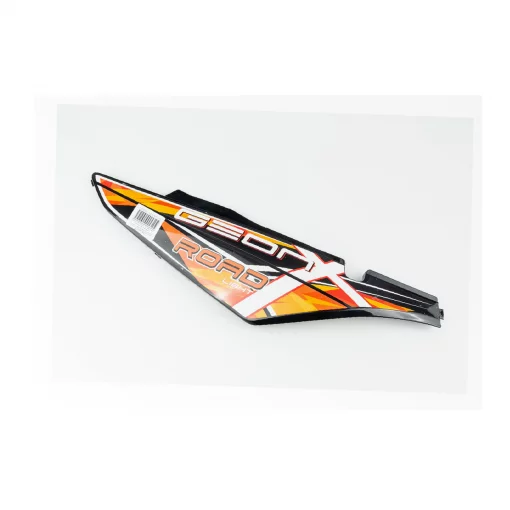 X-Road Light 200-250 Пластик-задний боковой левый, чёрный с оранжево-жёлтым рисунком, GEON, YQ-359400