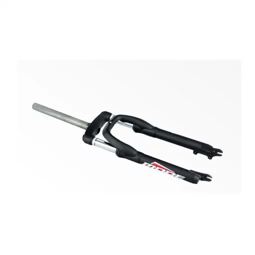 Вилка 26" амортизационная, без резьбы 1-1/8" (28,6мм), шток 250мм, с ходом 50мм, Disk-brake, чёрная MD-N791, ВЕЛОЗАПЧАСТИНИ,